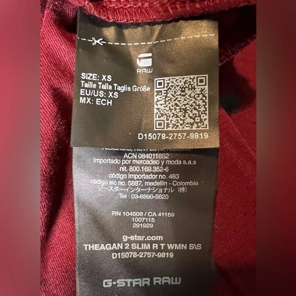 G-STAR RAW FITTED FINE LINE GRAPHIC SLIM T-SHIRT - Picture 4 of 5